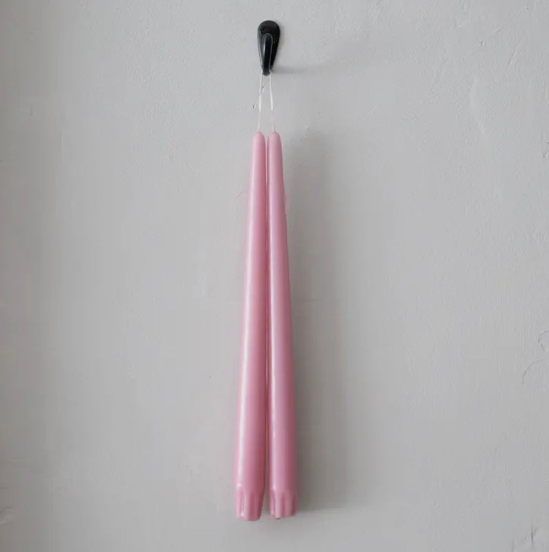 PINK BLUSH TAPER CANDLE SET OF 2