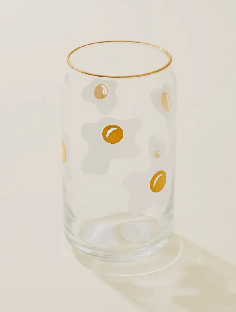 Fried Egg Can Glass