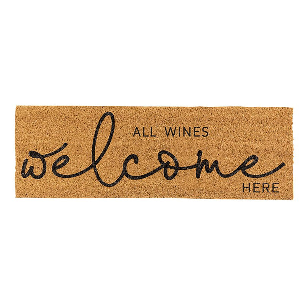 ALL WINES WELCOME | DOORMAT