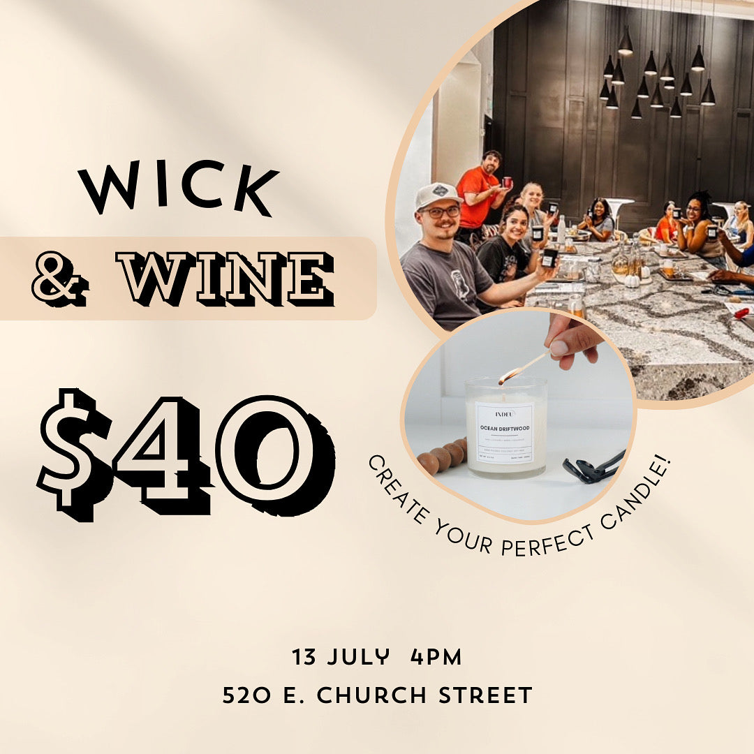 Wick & Wine: Candle Making Workshop