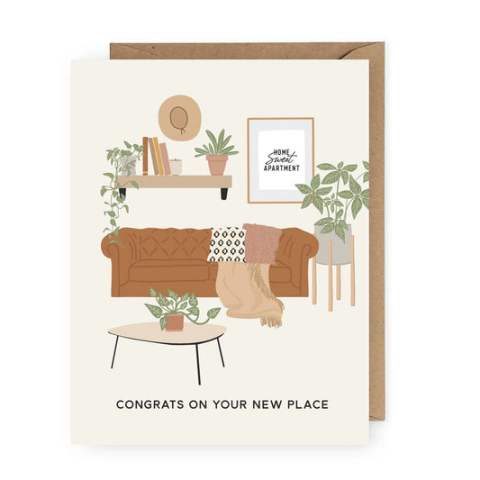 Congrats On Your New Apartment (Greeting Card)