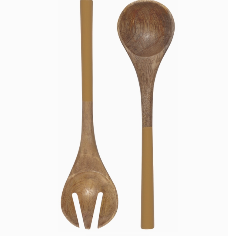 Mango Wood Salad Server